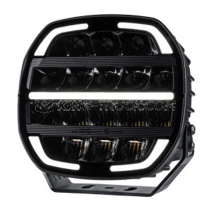 WD160 PHANTOM DARKLOOK Black Faro LED con posizione Ambra / Bianco - 16000 Lumen - TRALERT
