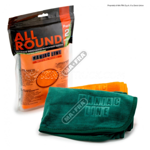 ALL ROUND ULTIMATE INNOVATIVE MICROFIBER CLOTHS - 2 professional microfiber cloths for cleaning all auto surfaces