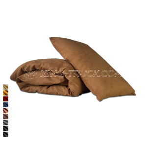 ATENA - Alcantara comforter cover and pillowcase - Personalized