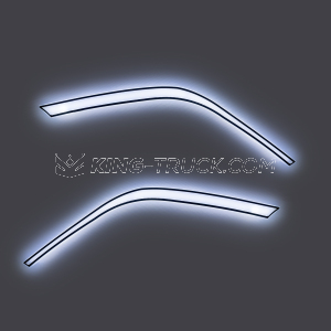 3D White backlit eyelashes Scania S/R NG - LED WHITE / ORANGE