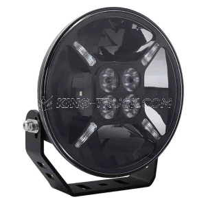 Graveler Black LED Headlight with Dynamic Start Amber/White - 12000 Lumen - TRALERT