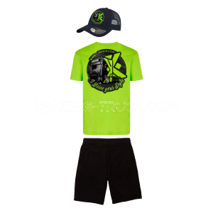 King-Truck® komplettes T-Shirt, Bermudashorts und Hut #driveyourstyle 