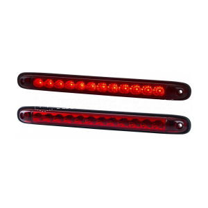 Light two functions Position/Stop - 12 led - 12/24 Volts - Smoked Glass