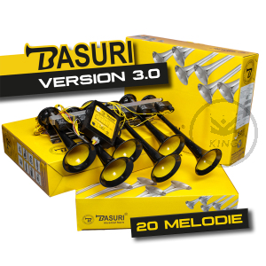Basuri Edition 4.0 Airhorn Trompeten 22 Melodien - 12/24 Volt